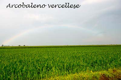 Arcobaleno nel Vercellese