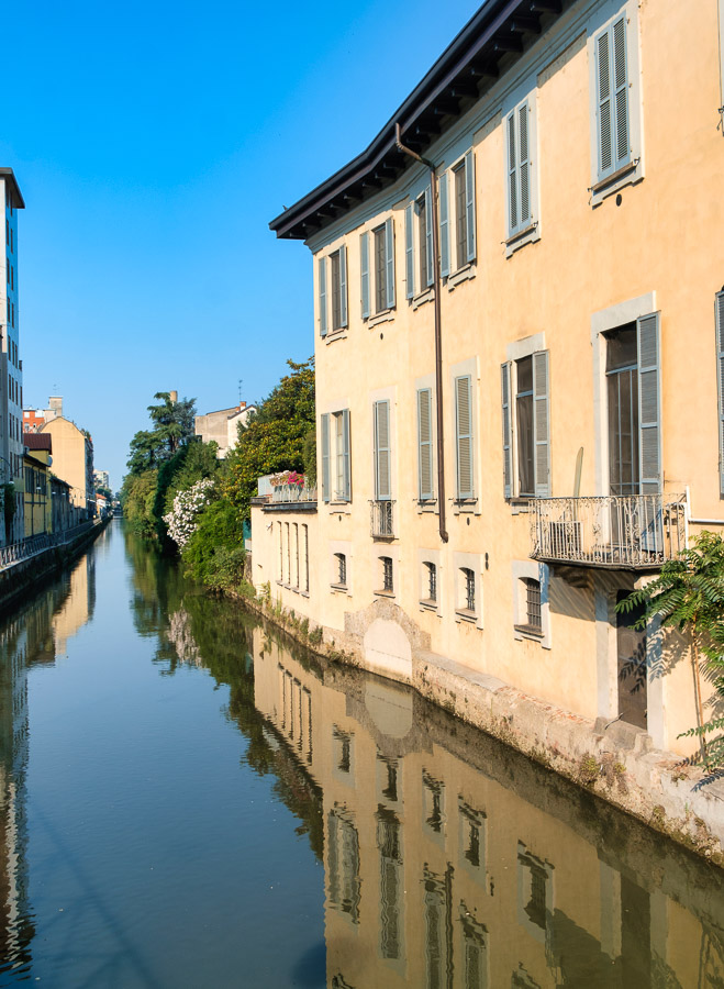 Milan (Italy): canal of Martesana